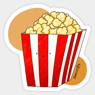 A Box of Popcorn Sticker